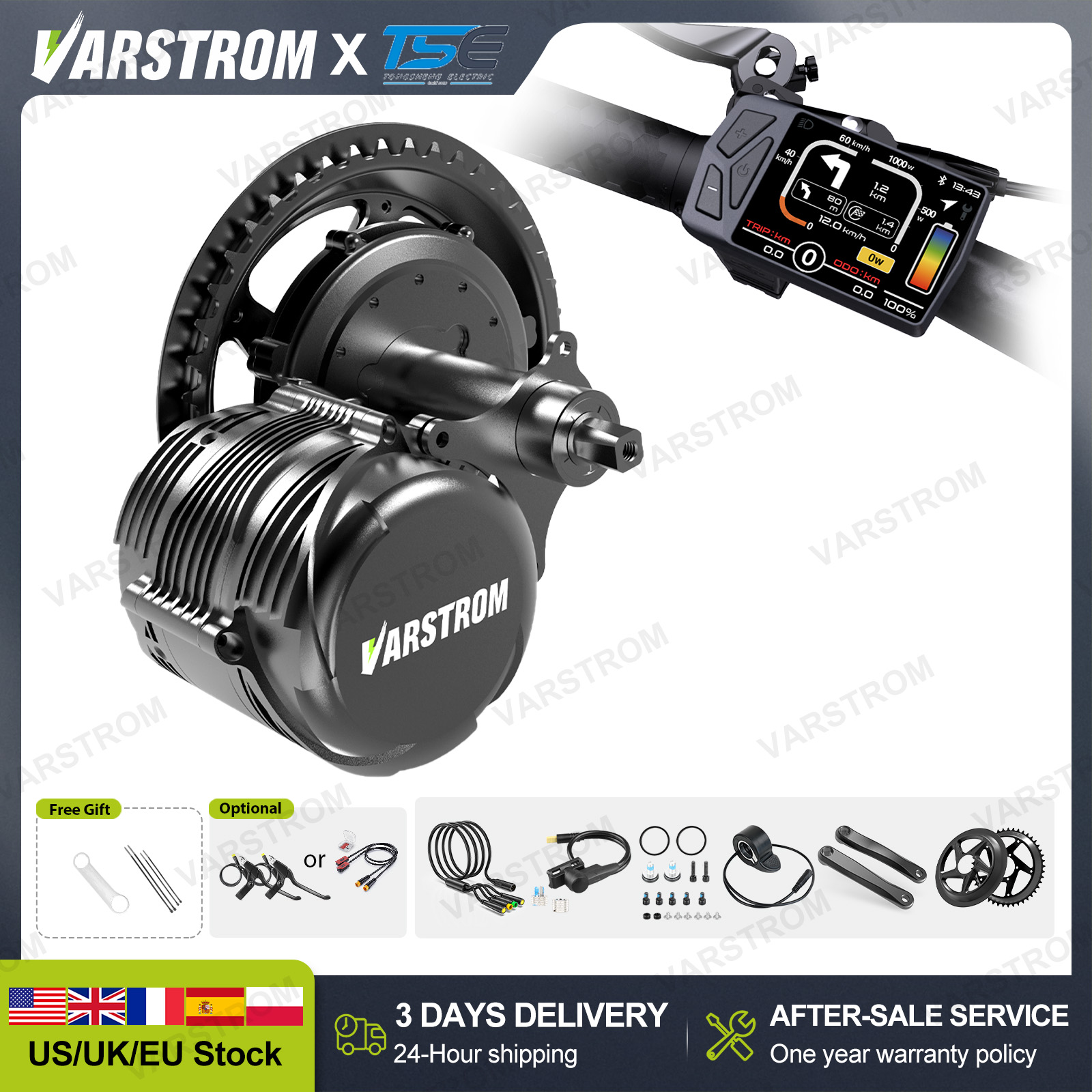 [US 3 Days Fast delivery] Tong - Side Hung Mid Drive Motor Kit 评论和价格