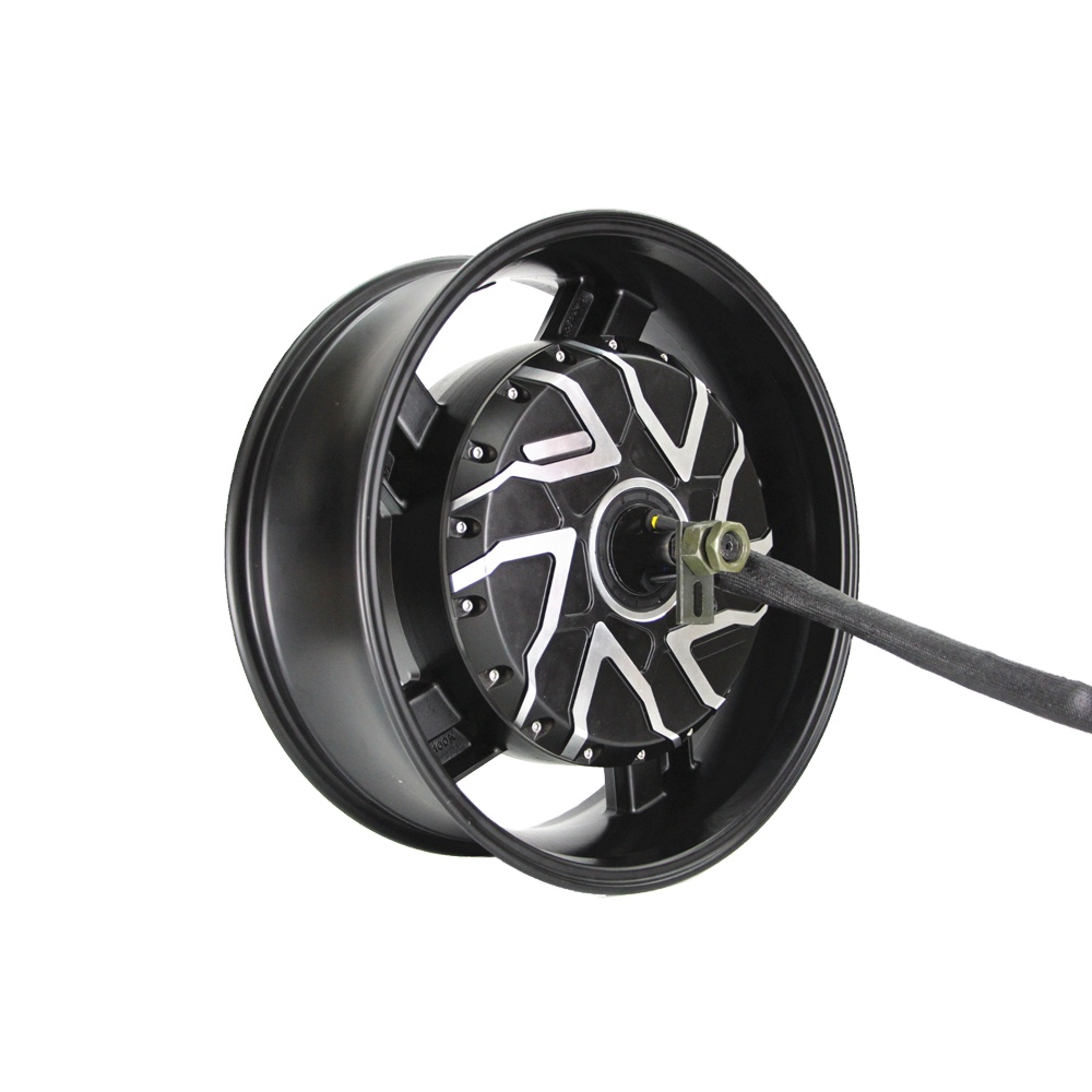 12000W 17X6.0inch 12KW 70H V4  - 12000W Electric Motorcycle Hub Motor 评论和价格